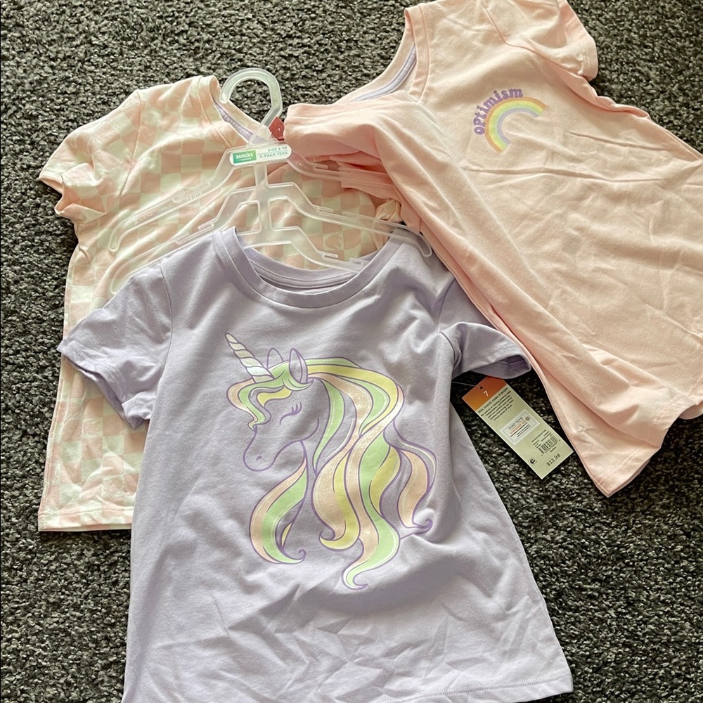 Garanimals Pastel T-Shirt Set for Girls.brand new with tags
